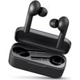 AUKEY Écouteurs Bluetooth 5 sans Fil Stéréo Oreillettes, 25 Heures d'Autonomie avec Étui de Chargement, Contrôle Tactile-0
