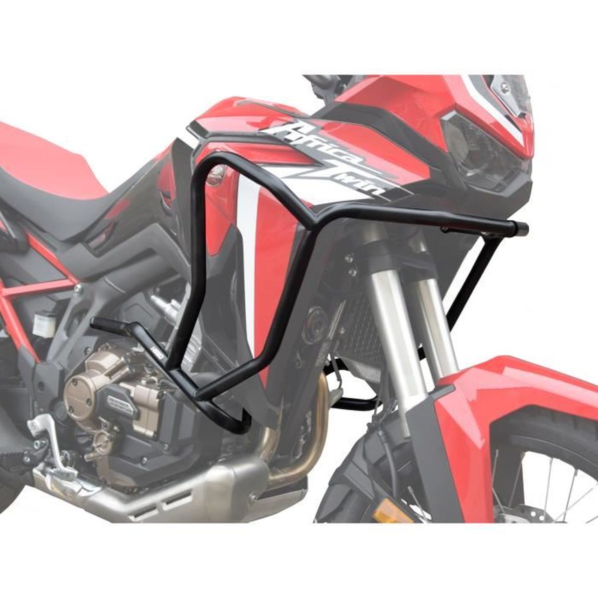 Pare carters Crash Bars Heed HONDA CRF 1100 Africa Twin Basic, noir