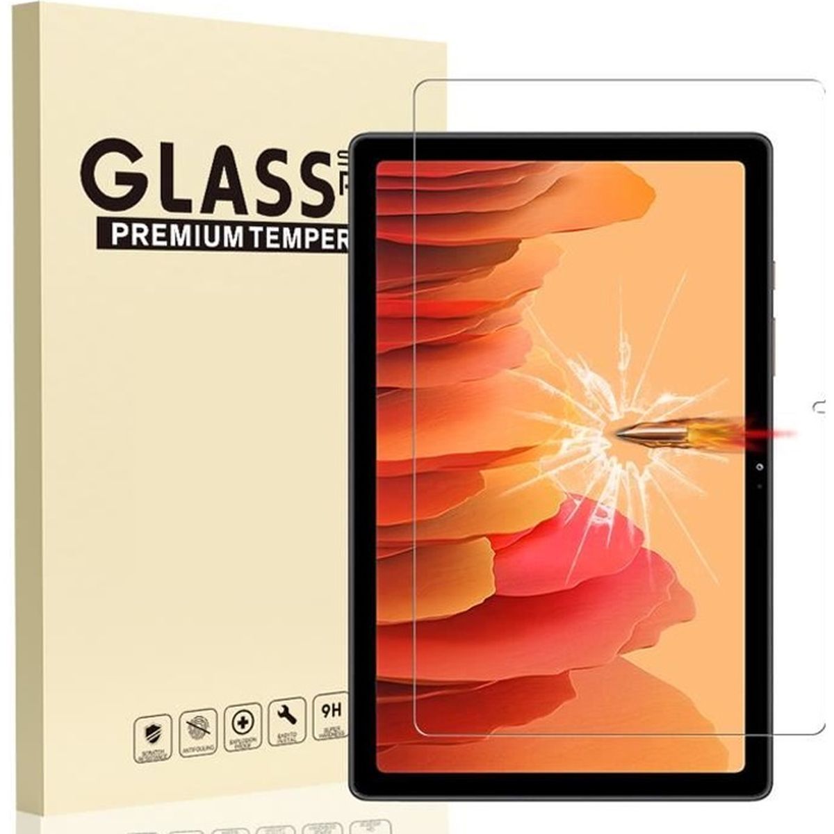 atFoliX Verre film protecteur pour Blackview Tab 18 9H Hybride-Verre