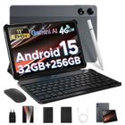 DOOGEE TAB G6+ Tablette Tactile - Android 15 Gemini AI, Unisoc T7280, Écran 11" FHD+90Hz, 8000mAh, 8GB+256GB, 13MP Caméra, 4G WIFI