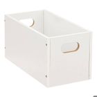 Panier 15x31cm "Mix N Modul" bois blanc - 5 five simply smart - Blanc
