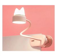 Lampe à pince Flexible avec veilleuse CATLIGHT originale/avec batterie Rechargeable USB/lampe de lecture LED