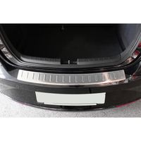 Adapté protection de seuil de coffre pour VW Golf VII Hatchback année 2012- [Argent brossé]