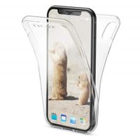 Coque Gel iPhone X. Coque 360 Degres Protection INTEGRAL Anti Choc .  Ultra Mince Transparent INVISIBLE pour iPhone X . Coque