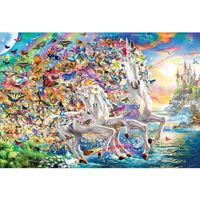 Puzzle 2000 pièces - EUROGRAPHICS - Licorne fantasy - Fantastique - Adulte - Coloris Unique