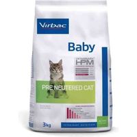 Virbac Veterinary hpm Pre Neutered Baby (chaton ou sevrage a 12 mois) Croquettes 3kg