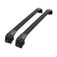 Barres De Toit ACE-2 Pour Lexus NX (AZ10) 2015-2021 - Aluminium Gris, 2 Barres, Charge 75 Kg