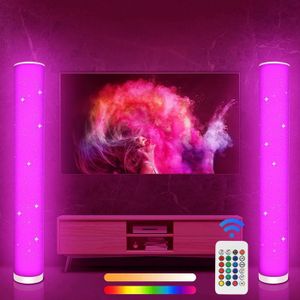 Lampadaire LED RGB Angle KingSom – Contrôle APP, 16M Couleurs, Sync Musique, 398+ Scènes