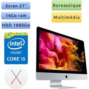 ORDINATEUR TOUT-EN-UN Apple iMac 27'' A1419 (EMC 2546) i5 16Go 1To - iMa