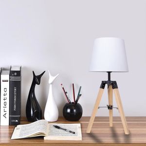 Bois Optique Couvertures De Position Lampe Chambre Trépied Debout Couloir éclairage Blanc