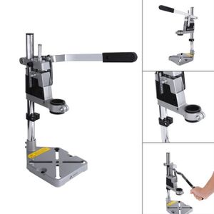 Support Perceuse établi Support D'établi Pour Perceuse - Réglable 360°, Alliage D'aluminium, Pour Meuleuse, Outil Rotatif Support Perceuse Réglable Aluminium