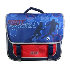 CARTABLE Cartable - BAGTROTTER - Phileas - Ergonomie/Confort/Sécurité - Bleu et rouge - 38 cm