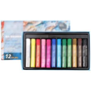 Pastel à lhuile 12/25/50 Couleurs Ensemble Pastels Tendres Bâton de Peinture à lhuile Douce Pastels Gras Peinture Lavable Non Toxiques Crayons de Cire pour Artistes étudiants Enfants 