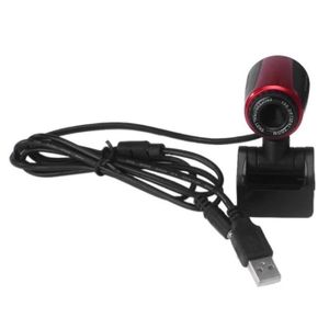 WEBCAM Noir Webcam USB 2.0, 30 FPS, Microphone intégré, p
