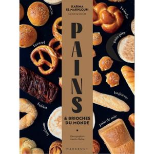 LIVRE CUISINE PLATS Pains - 60 recettes de pains et brioches du monde