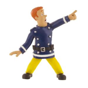 FIGURINE - PERSONNAGE Figurine Sam Le Pompier - COMANSI - 9 cm - Garçon - 3 ans - Personnages miniature