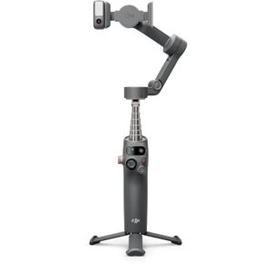 Stabilisateur Vidéo Pour Smartphone Et GoPro – Cardan 3 Axes – Perche + Trépied – Bluetooth