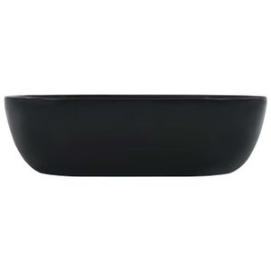 LAVABO - VASQUE Lavabo en céramique noir OLL 45,5x32x13 cm - DRFEI