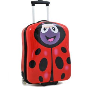 VALISE - BAGAGE Valise cabine 2 roues MADISSON Coccinelle - Rouge