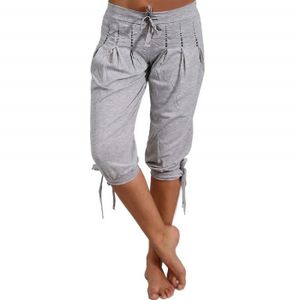 Femmes Chino D'été Hot Pants Capri Pantalon Court stoffhose Bermuda shorts Grande Taille