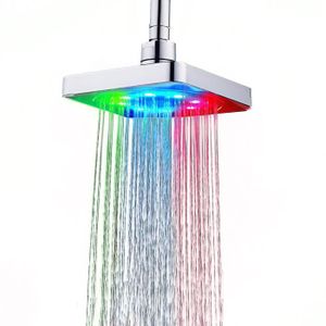 InteTech LED pomme de douche à 7 couleurs changeantes pour salle de bain 