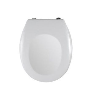 Abattant WC 'Glitter' pailleté Design - Argent - 35.5 x 46.5 x 5.5 -  Plastique