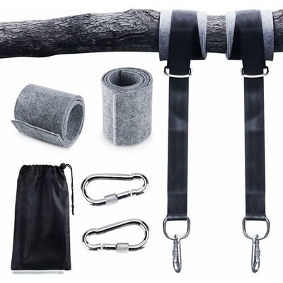 2 Sangles De Suspension Robustes 309 Cm Avec Mousquetons - Pour Hamac, Balançoire, Chaise Suspendue, Fixation Sécurisée