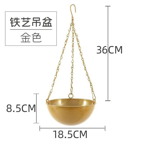 Lot De 3 Chaînes De Suspension Noires En Métal - Longueur 40cm Avec Crochets | Pour Suspendre Pots De Fleurs, Mangeoires à Oiseaux, Décorations