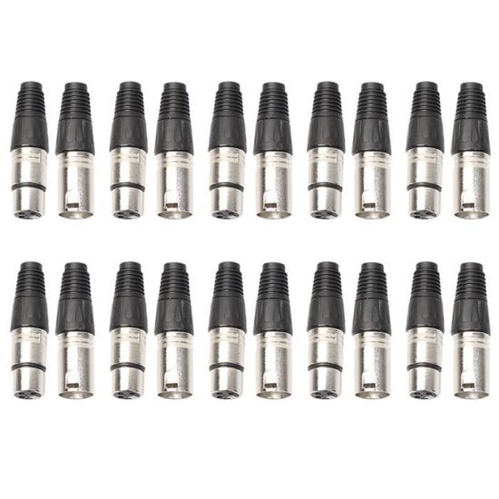 Câble DMX 3 Broches 100 Pieds (30m) Mâle Vers Femelle - Professionnel - Neuf