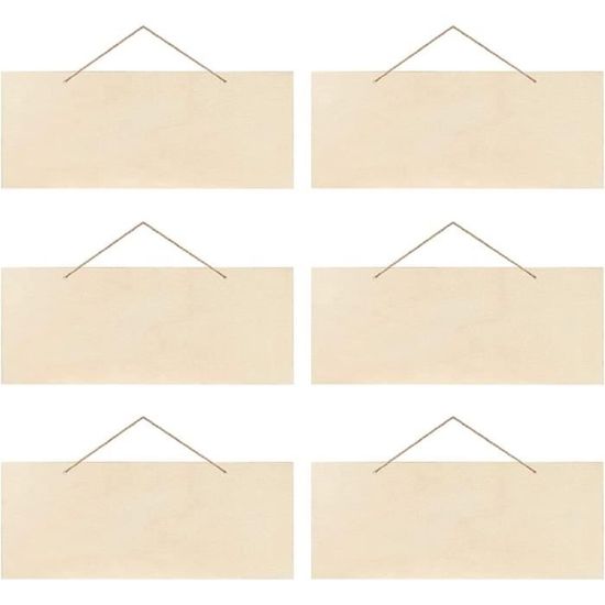 Lot De 10 Flèches En Bois à Suspendre - Panneaux Vierges Pour Signalétique DIY - Décoration Mariage, Jardin, événement