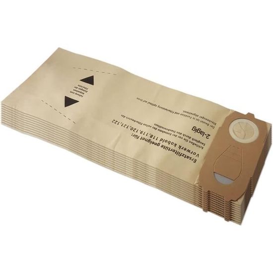 Sacchetti Folletto Vk120 30 Sacchetti Per Aspirapolvere Vorwerk - Ecologici E Resistenti Sacchetti Folletto Vk 121