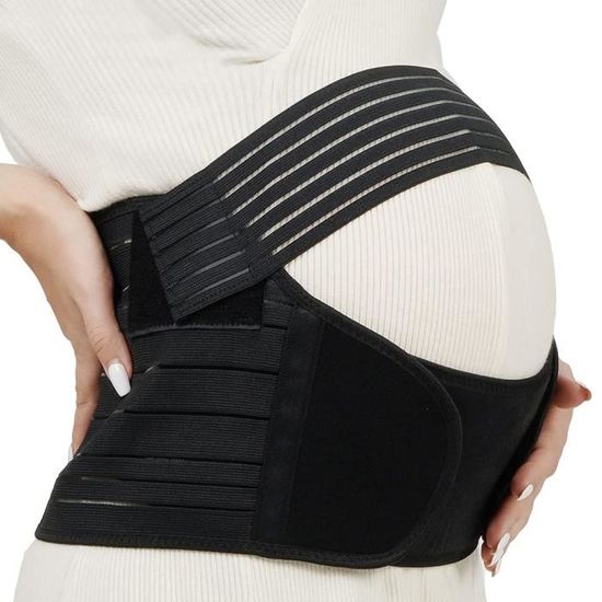 Ceinture De Sécurité Grossesse - Adaptateur Pour Voiture - Confort Et Sécurité Pour Femmes Enceintes - Noir