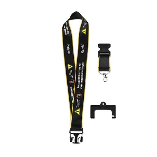 Sangle Bandoulière Réglable Confort Pour Télécommande DJI RC-N1 / RC-N2 / RC-N3 - Compatible Mini 4 Pro, Mini 3 Pro, Air 3, Neo, Mavic 3 & Plus - Noir