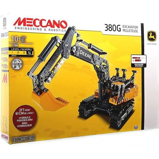 Meccano 380g hot sale excavator