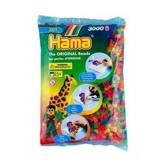 Hama – Sachet De 3 000 Perles Midi Jaunes – 5 Mm – Perles à Repasser – Créativité Enfant Dès 5 Ans – Motricité Fine Et Concentration