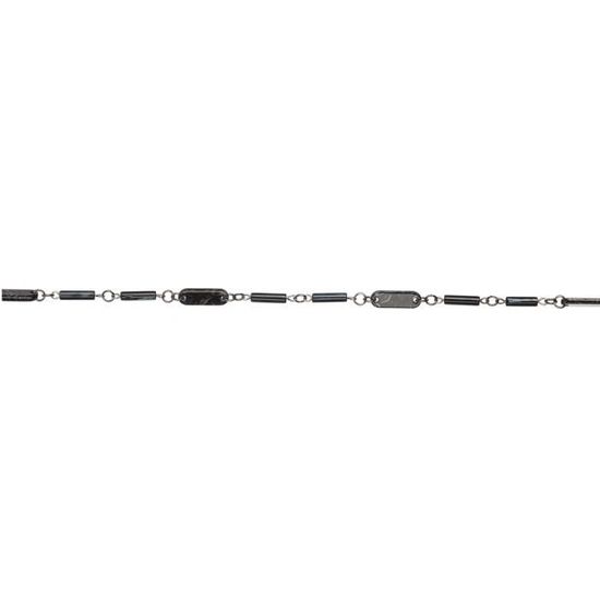 Longe Pour Chien RBB Rivally 7653 II Noir (taille Réglable 45-65 Cm)