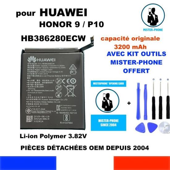Batteria Di Ricambio Per Huawei P10 / Honor 9 - Nuova - Pièce Détachée - Foto 3