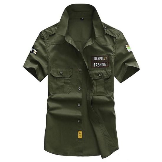 Chemise militaire femme grande hotsell taille