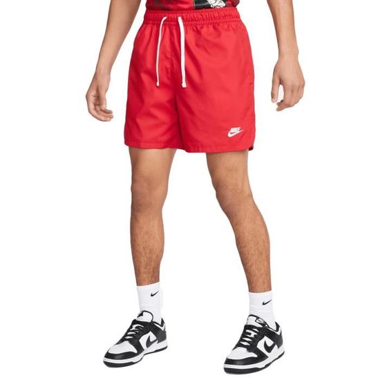 Short rouge sales homme sport