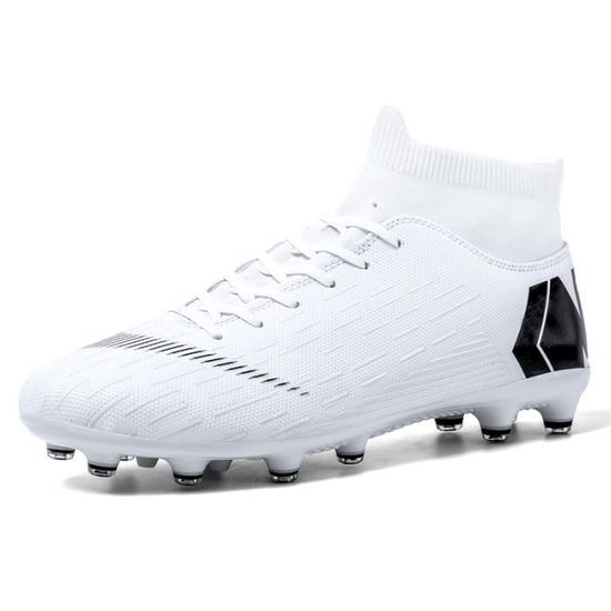 Chaussures De Football Pour Garçon - Semelle Caoutchouc Antidérapante - Tige Synthétique Respirante - Made In Italy