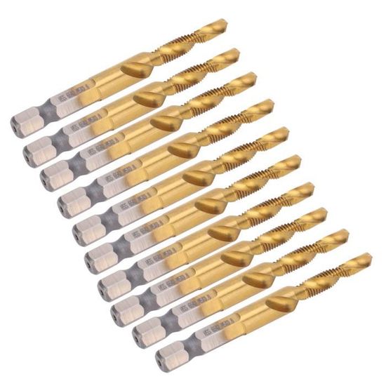 Jeu Foret Et Taraud 1/8-27 NPT - 8.3mm HSS, Pour Métal, Plastique, Bois - Percage Et Filetage
