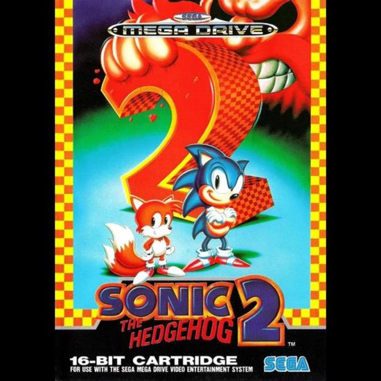 Jeu Sonic 2 Mega Drive + Adaptateur Universel – Asiatique – En Boîte Avec Notices – Bon état