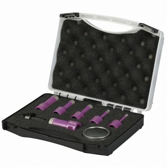 Trépan Diamant à Sec M14 - Diamètre 30mm Pour Meuleuse (Céramique, Grès, Granit)