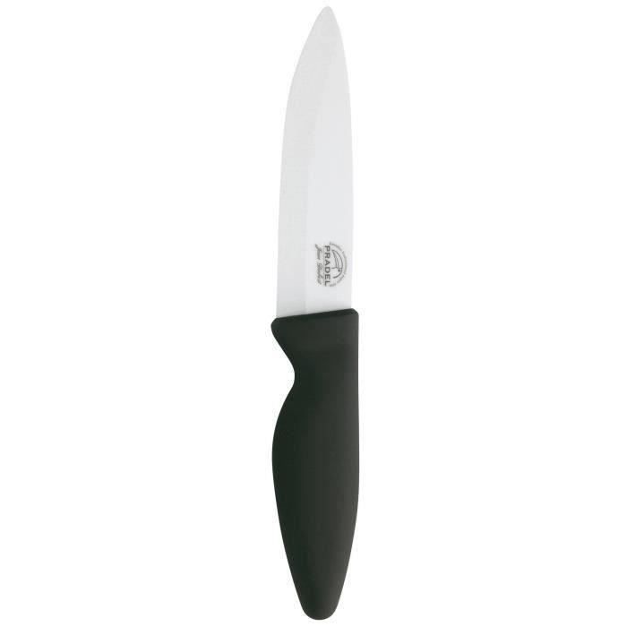 JEAN DUBOST Couteau de chef céramique - 15 cm - Lame blanche