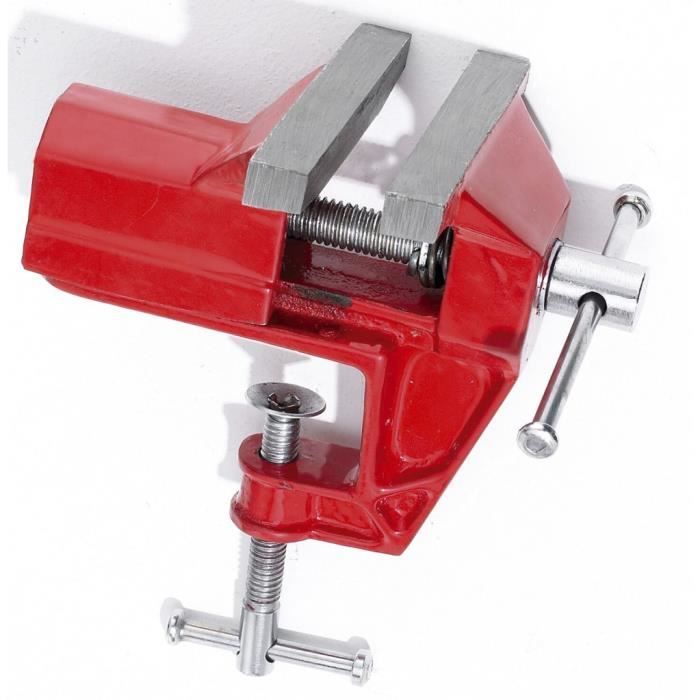 Étau à Base Rotative Fartools - Mâchoire 70mm, Pour Agrafer Sur Table, Serrage Universel