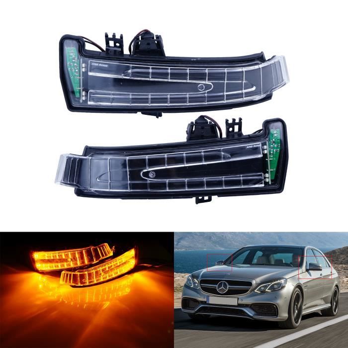 Gauche + Droit LED Clignotant Miroir Rétroviseur Indicateur Pour Mercedes Benz A W176, B W246, C W204, E W212 A207 C207, S W221