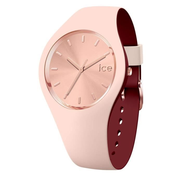 Ice-Watch - ICE duo chic Nude - Montre beige pour femme avec bracelet en silicone - 016985 (Medium)