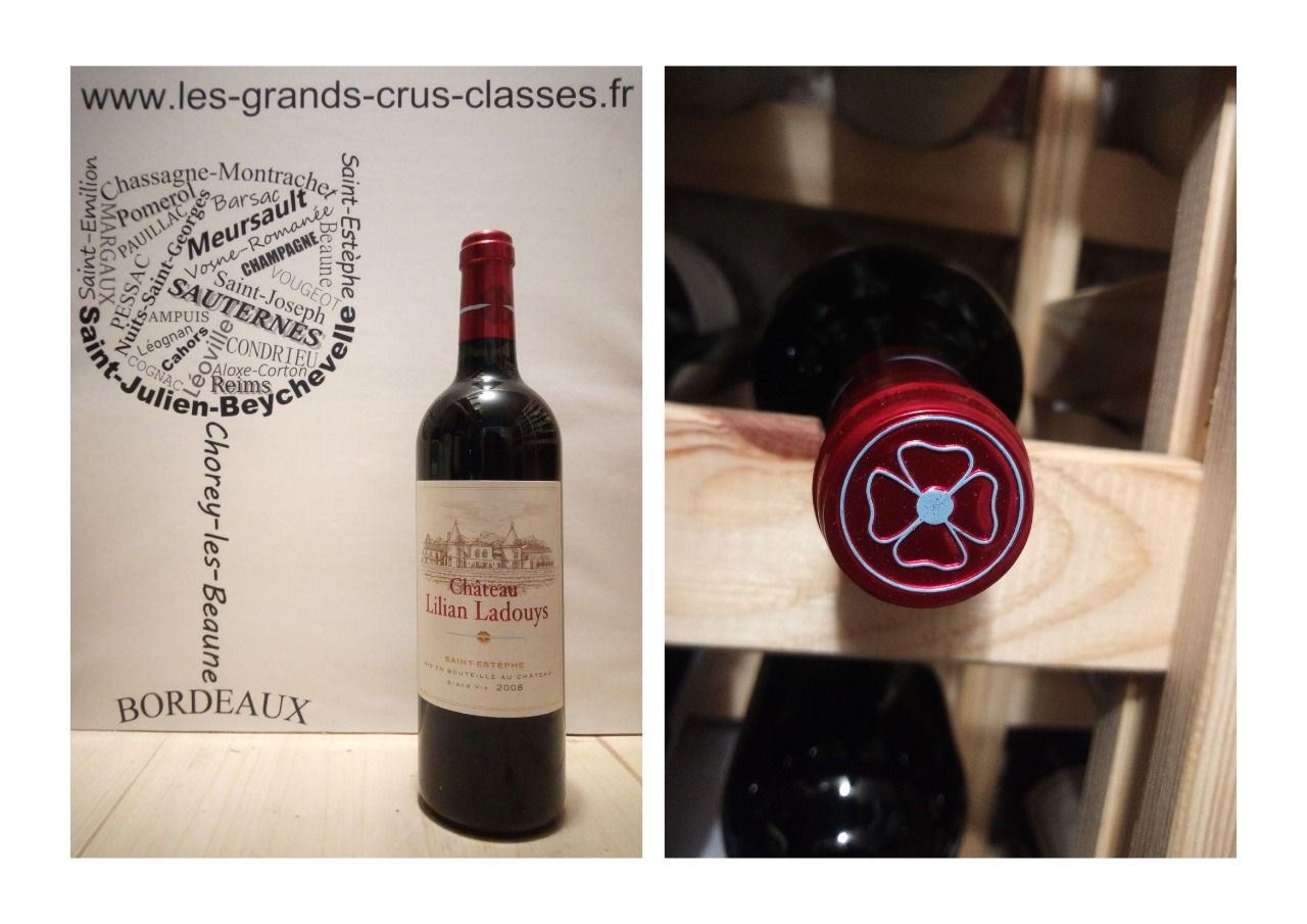 Château Lilian Ladouys 2008 - Saint-Estèphe - Cru Bourgeois - 1 x 75 cl - Rouge