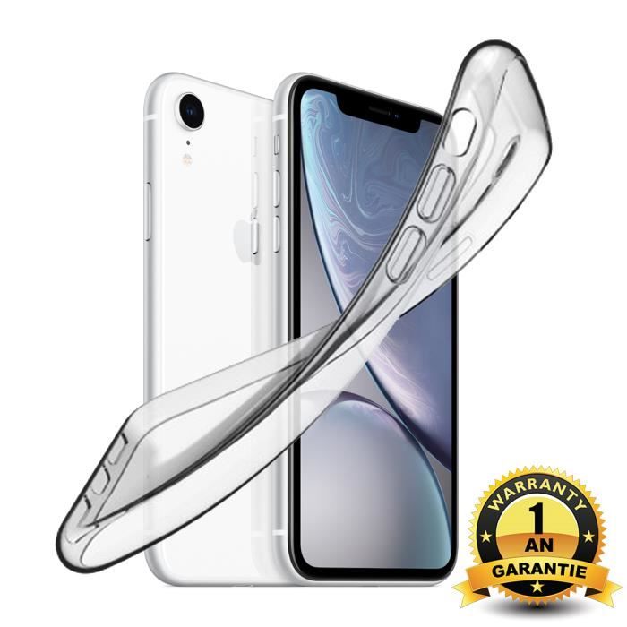 Coque iphone XR Transparent, Silicone Liquide Housse