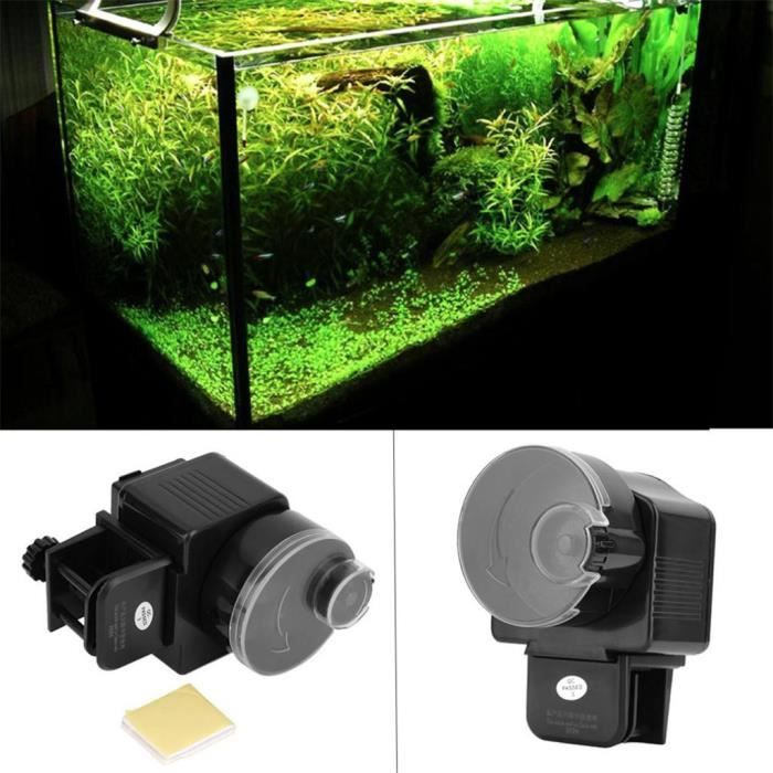 Alimentateur de poissons automatique réglable pour alimentateurs automatiques LCD LCD CCS90702002 de réservoir de poissons